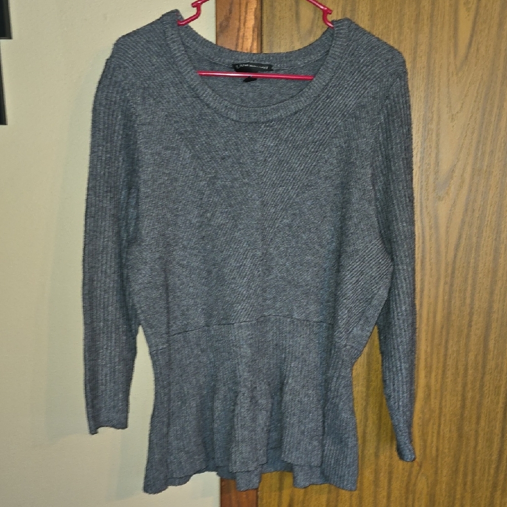 Lane Bryant Charcoal Knit Top